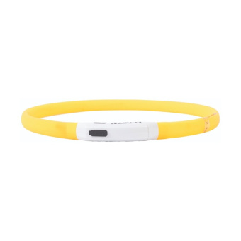 Светящийся ошейник FLASH LED, М, 1.5 x 65 см, оранжевый MPets 10855699-2