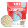 КОМФИКОТ Наполнитель тофу комкующийся без аромата, 5л 20337007