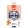 Wanpy Cat лакомство для кошек Мясной мусс из лосося и курицы с морковью 90г