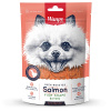 Wanpy Dog лакомые кусочки из нежного лосося в форме рыбок 100г