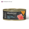 GRANDORF FRESH Консервы для кошек Филе тунца с филе лосося в желе 70г